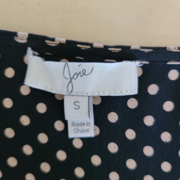 Joie Polka Dot Silk Modele Women's Dress Size Small‎ Classic Preppy Timeless - Picture 12 of 14